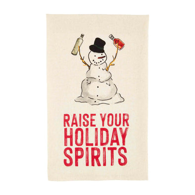 Raise Your Holiday Spirits Towel