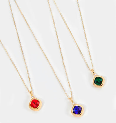 Pendant Charm Necklace In 3 Colors