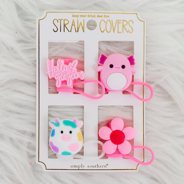 Tumbler Straw Covers In 6 Designs