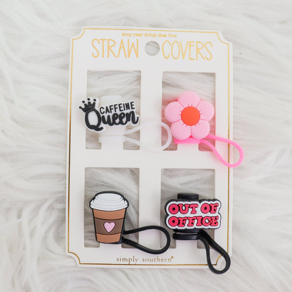 Tumbler Straw Covers In 6 Designs