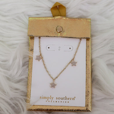 Shining Stars Charm Necklace