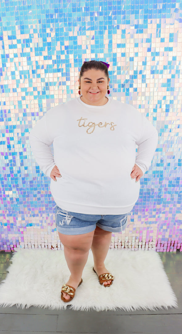 Tigers Sequin Sweatshirt