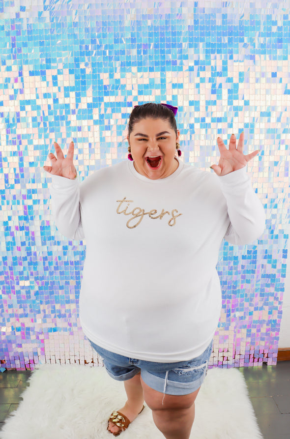 Tigers Sequin Sweatshirt