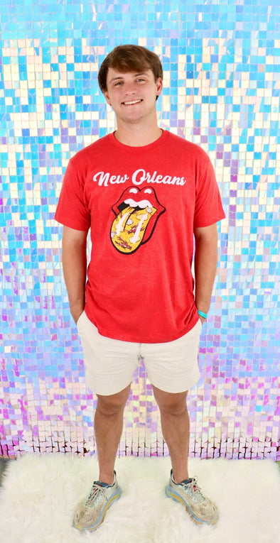 New Orleans Crawfish Lips Unisex Tee (S-XXL)