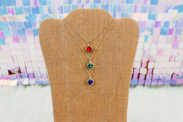 Pendant Charm Necklace In 3 Colors