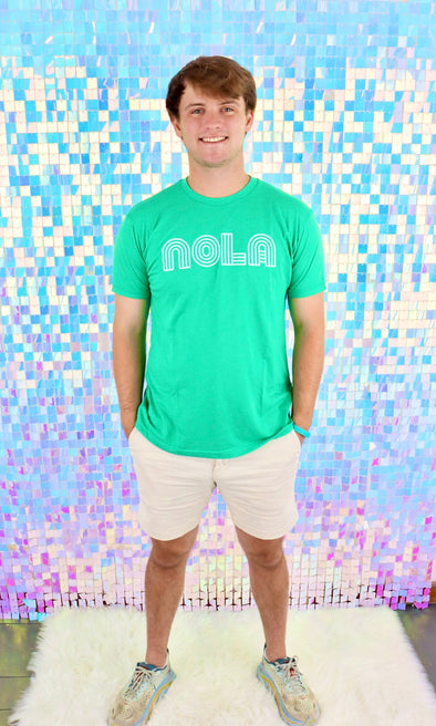 Mono Nola Green And White Unisex Tee (S-XXL)