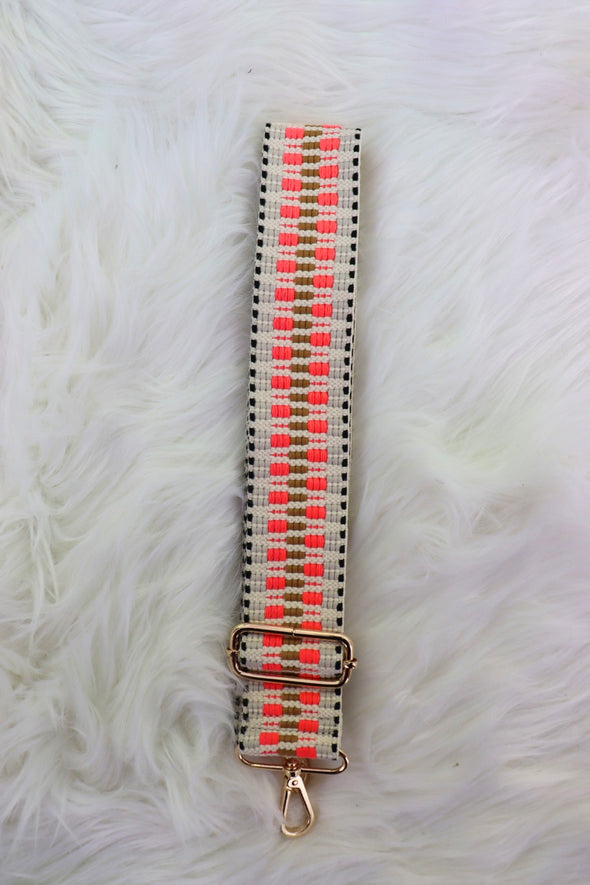 Aztec Purse Strap In 2 Colors