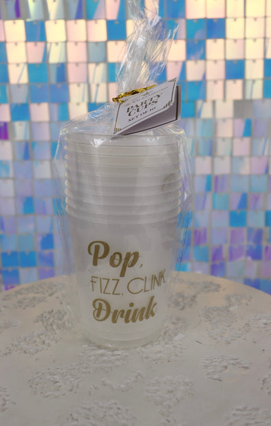 Pop Fizz Drink Party Cups (Set of 10)