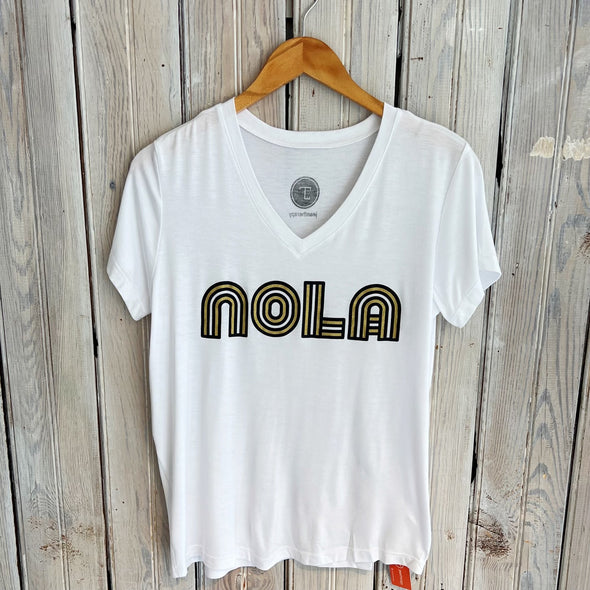 Mono Nola Specialty V Neck Tee