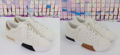 Zion 1 Sneaker in White and Gold or White and Black