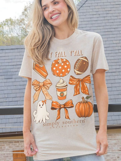 Adult Happy Fall Yall T Shirt