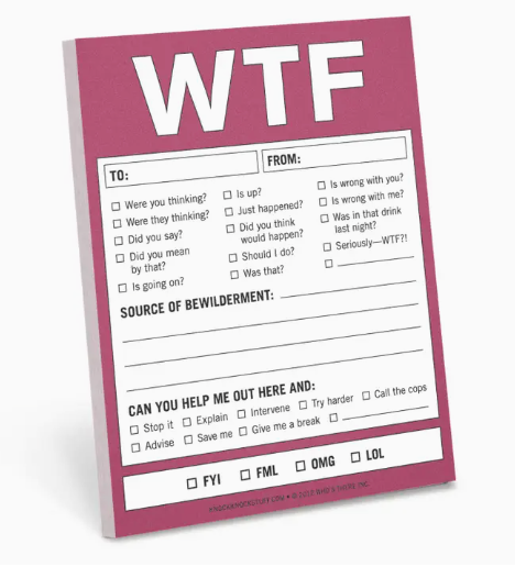 WTF Nifty Note Pad