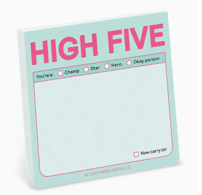 High Five Sticky Notes