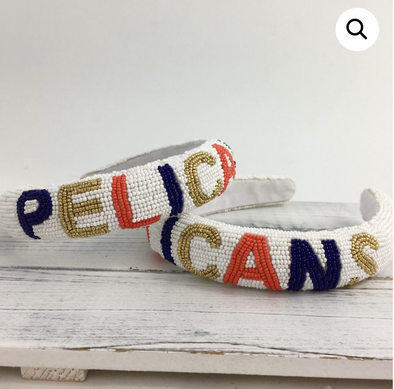 Beaded Pelicans Headband