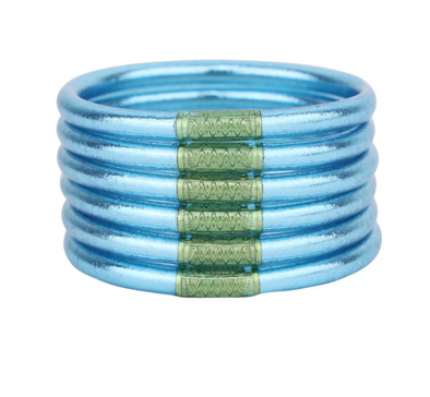 BUDHAGIRL Azure All Weather Bangles® (AWB®) - Serenity Prayer