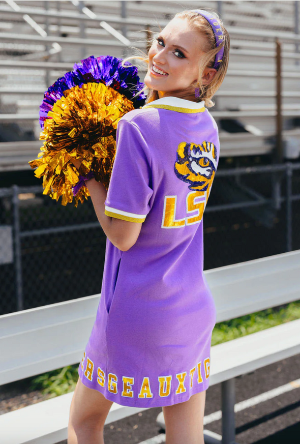 Brianna Cannon LSU BC Club Dress With Tiger Eye