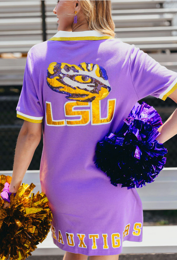 Brianna Cannon LSU BC Club Dress With Tiger Eye