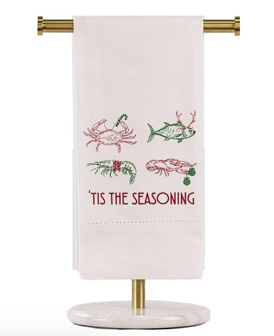 Tis The Seasoning Hemstitch Hand Towel