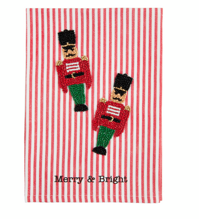 Nutcracker Beaded Towel