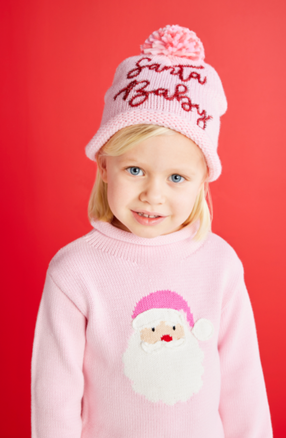 Kid's Holiday Sparkle Hats In Pink Or Red