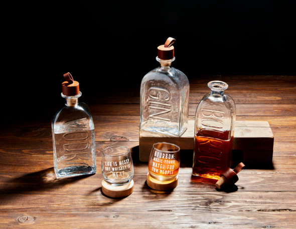 Whiskey Spinning Glass Set