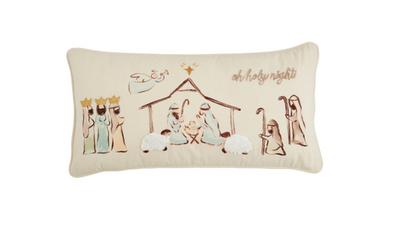 Lumbar Nativity Pillow