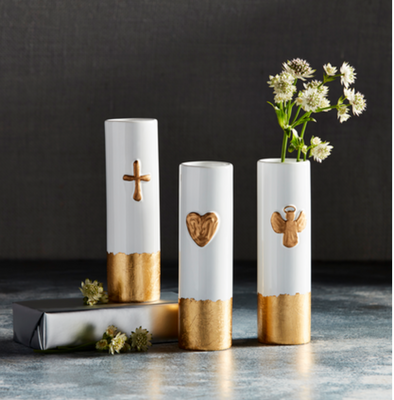 Painted Gold Icon Vase In 3 Options