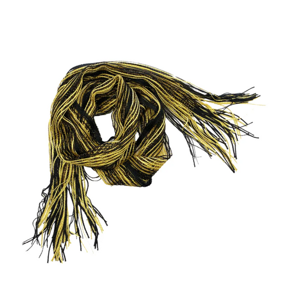 Game Day Scarf In Black And Gold Or Purple And Gold