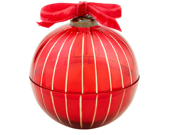 Glass Ornament Candle In 3 Colors