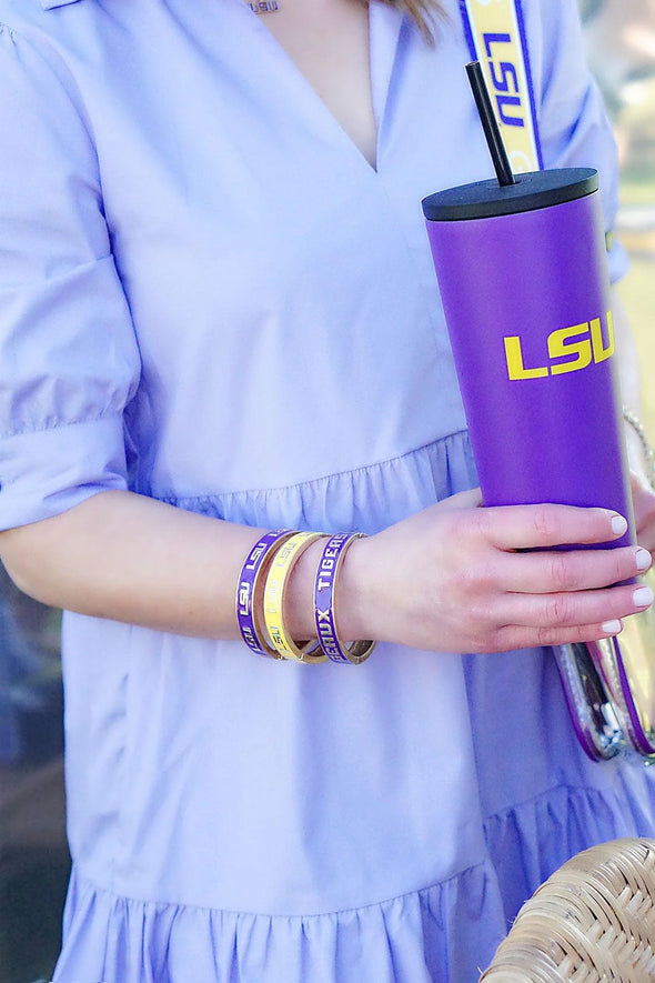 LSU Tigers Enamel Hinge Bangle